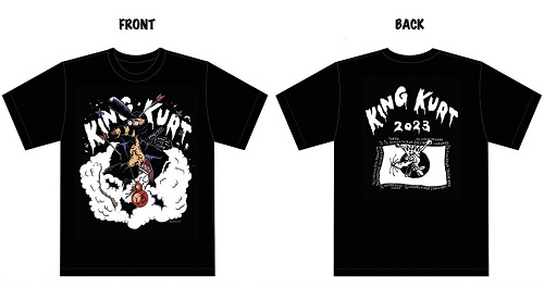 KING KURT JAPAN TOUR 2023のTシャツとポスター発売!