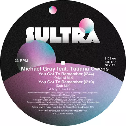 MICHAEL GRAY / マイケル・グレイ / INVINCIBLE / YOU GOT TO REMEMBER FEAT. TATIANA OWENS
