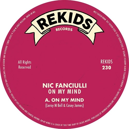 NIC FANCIULLI / ニック・ファンチューリ / ON MY MIND