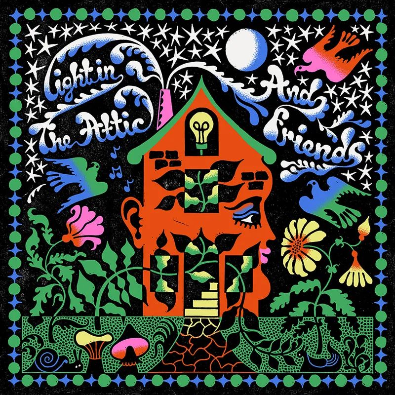 V.A. (ROCK) / LIGHT IN THE ATTIC & FRIENDS [2LP] (COLORED VINYL, BOOKLET, NEW COVER ART BY RENOWNED BRITISH ARTIST SOPHY HOLLINGTON, LIMITED, INDIE-EXCLUSIVE)