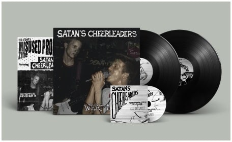 SATAN'S CHEERLEADERS (PUNK) / WHAT THE HELL (2LP+CD/SOLID BLACK VINYL)