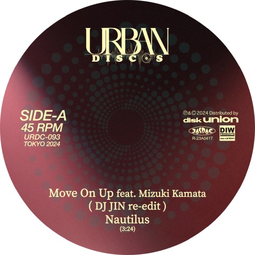 NAUTILUS / Move On Up feat. Mizuki Kamata (DJ JIN Re-edit) / Beyond the Redemption (7")