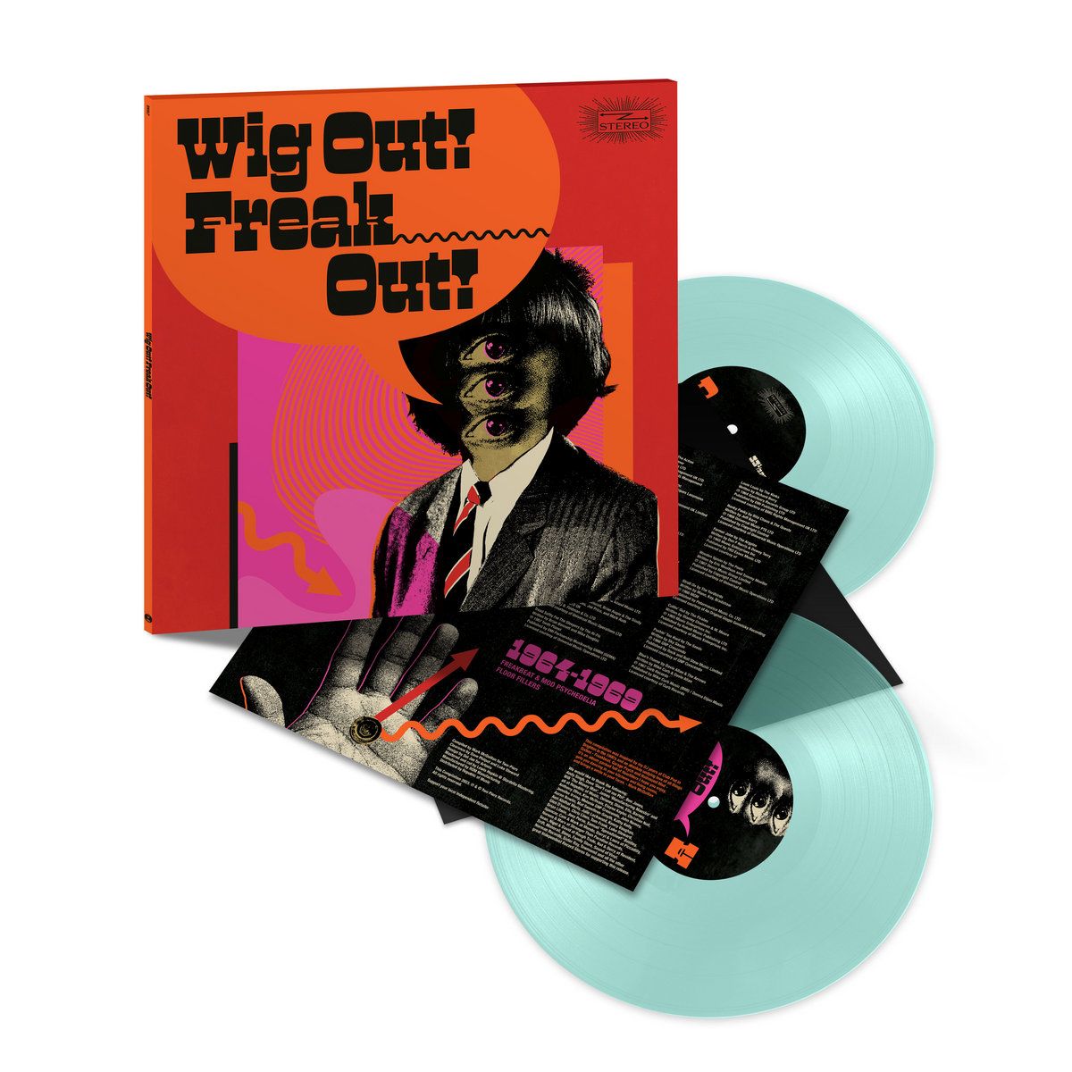 V.A. (GARAGE) / WIG OUT! FREAK OUT! (FREAKBEAT & MOD PSYCHEDELIA FLOORFILLERS 1964-1969) (TRANSPARENT COKE BOTTLE GREEN VINYL)