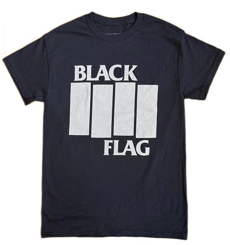 BLACK FLAG / ブラックフラッグ / XL/BLACK FLAG BARS & LOGO - DISCHARGE T-SHIRT