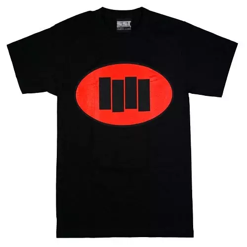 BLACK FLAG / ブラック・フラッグ / L/OVAL BARS T-SHIRT (BLACK)