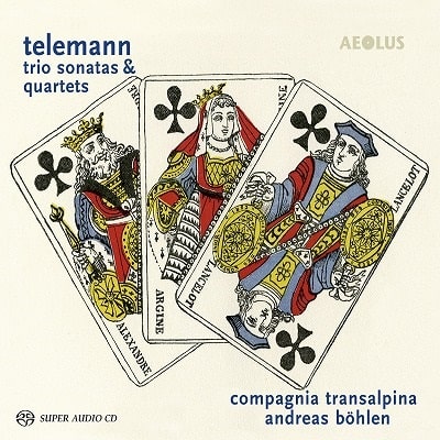 COMPAGNIA TRANSALPINA / コンパーニャ・トランサルピーナ / TELEMANN:TRIO SONATAS&QUARTETS