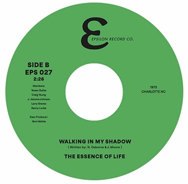 ESSENCE OF LIFE / YOU'RE AN ANGEL / WALKING IN MY SHADOW (7")