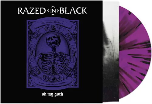 RAZED IN BLACK / OH MY GOTH! (PURPLE BLACK SPLATTER VINYL)