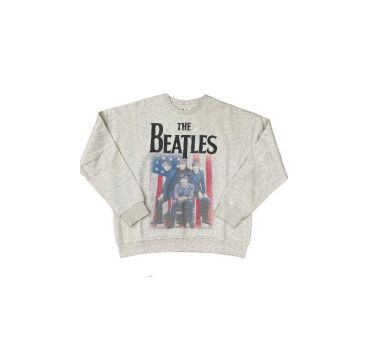 BEATLES / ビートルズ / THE BEATLES ELBOW PATCH SWEAT (GREY L)