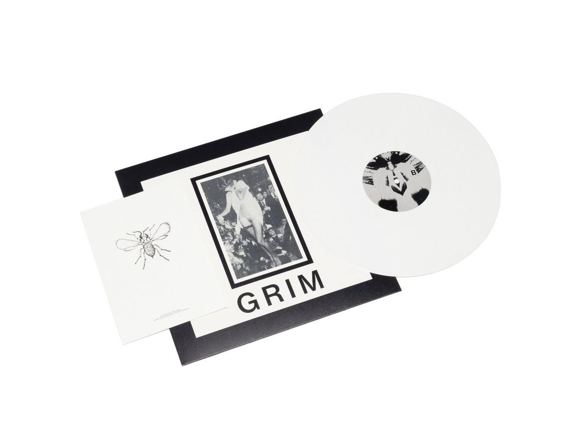 MESSAGE LP (WHITE VINYL)/GRIM/グリム/カラーLPリプレス / 87年 