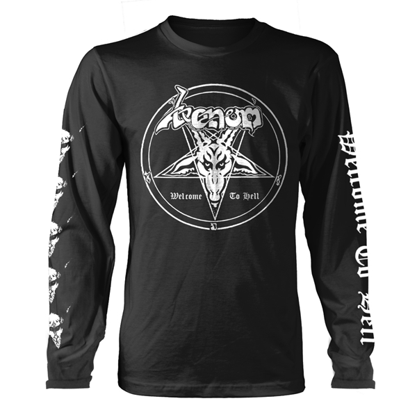 VENOM / ヴェノム / WELCOME TO HELL (WHITE Long Sleeve Shirt<size: L>)