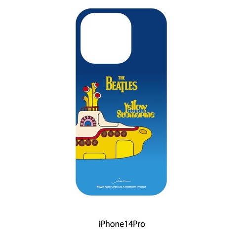 BEATLES / ビートルズ / 【国内唯一】公式 THE BEATLES スマホケース IPHONE14PRO ビートルズ (イエローサブマリン)