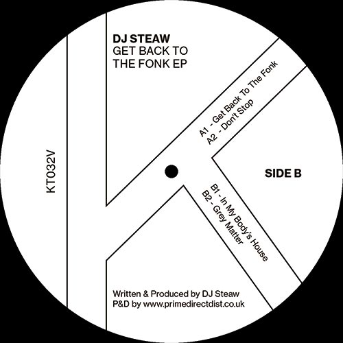 DJ STEAW   / GET BACK TO THE FONK EP