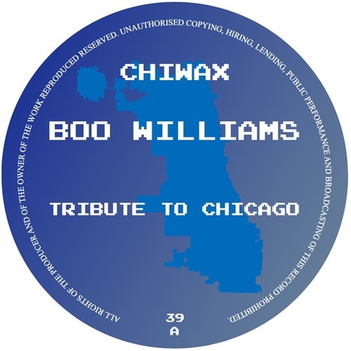 BOO WILLIAMS / ブー・ウィリアムス / TRIBUTE TO CHICAGO