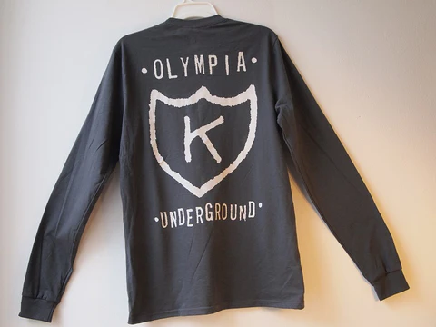 K RECORDS / K OLYMPIA UNDERGROUND LONG SLEEVE/ASPHALT(XL)