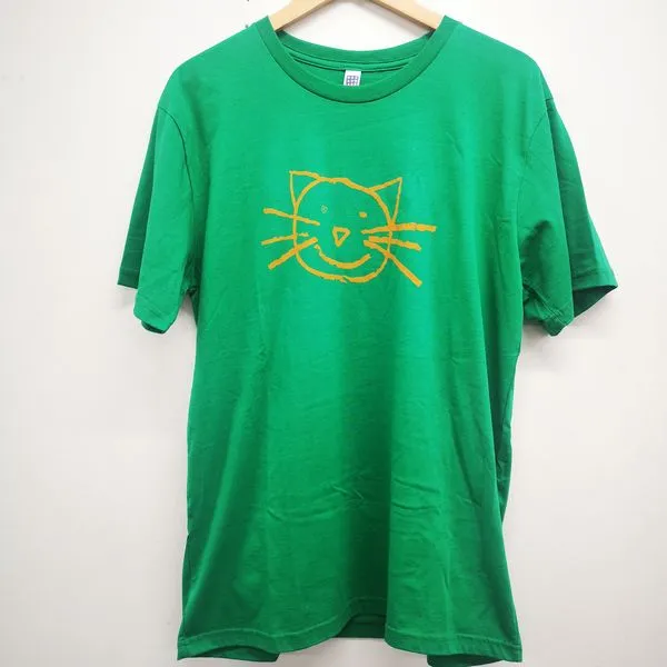 K RECORDS / K CLASSIC CAT SHIRT / GREEN (L)
