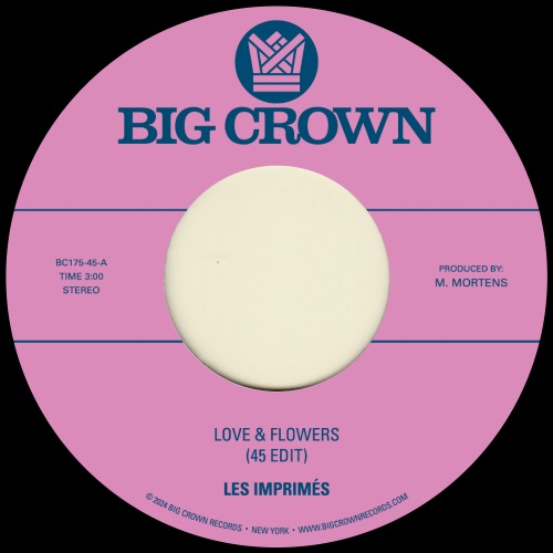 LES IMPRIMES / レ・アンプリメ / LOVE & FLOWERS (45 EDIT) / YOU (7")