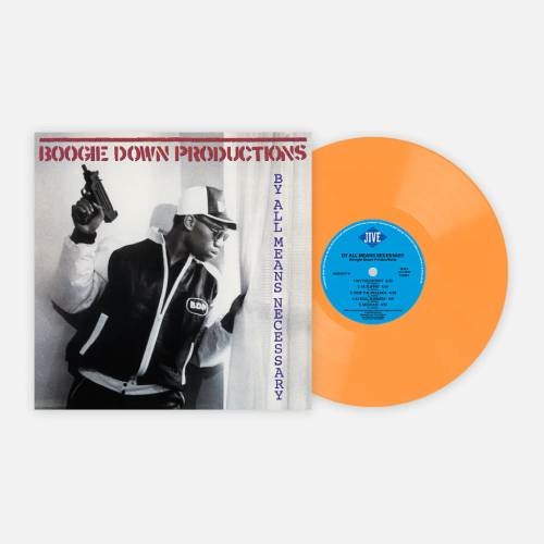 By All Means Necessary Lp Orange Vinyl Boogie Down Productions ブギ