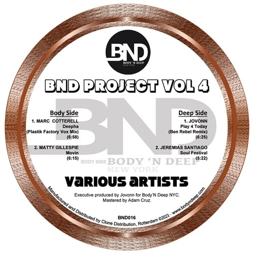 V.A. (BODY 'N DEEP) / BND PROJECTS VOL 4