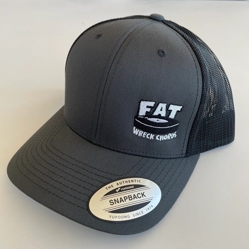 FAT WRECK CHORDS OFFICIAL GOODS / FAT SNAPBACK HAT (GREY)