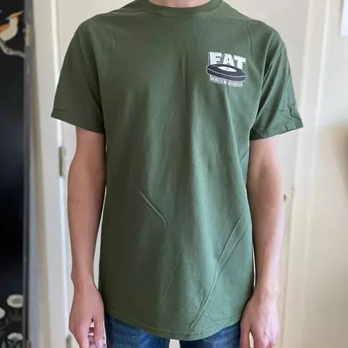 FAT WRECK CHORDS OFFICIAL GOODS / XXL/FAT LOGO T-SHIRT (GREEN)