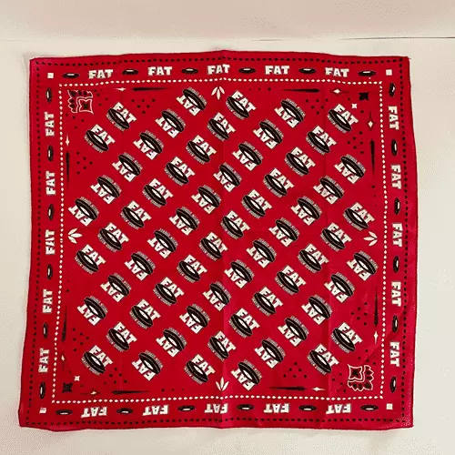 FAT WRECK CHORDS OFFICIAL GOODS / FAT BANDANA (RED)