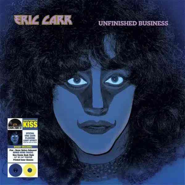 ERIC CARR / エリック・カー / UNFINISHED BUSINESS (LIMITED BLUE & PINK DOUBLE VINYL - WITH LIGHT EFFECT)