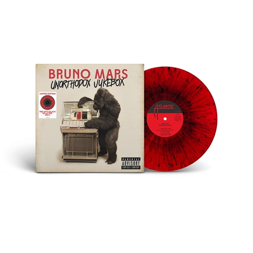 BRUNO MARS / ブルーノ・マーズ / UNORTHODOX JUKEBOX "LP" (RED WITH BLACK SPLATTER VINYL)