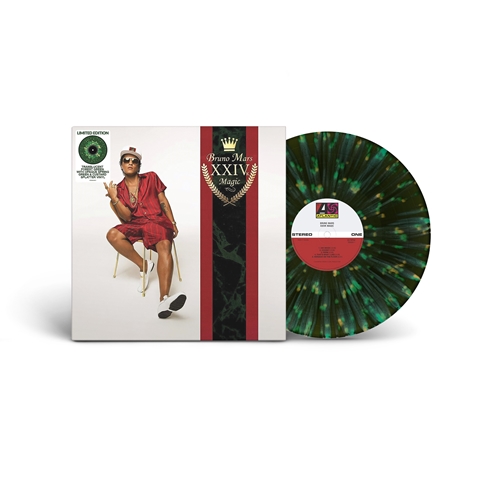 BRUNO MARS / ブルーノ・マーズ / 24K MAGIC "LP" (FOREST GREEN WITH OPAQUE SPRING GREEN AND CUSTARD SPLATTER VINYL)