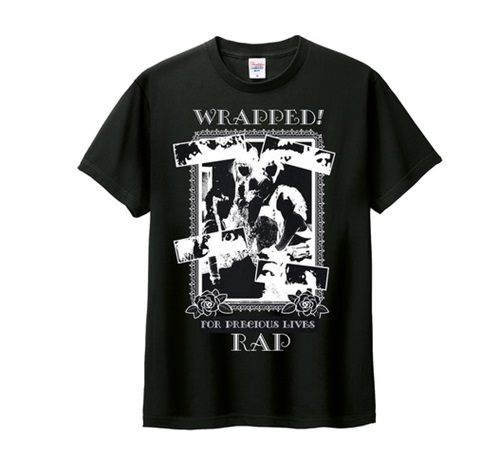 RAP / L / RAP Wrapped!-For precious lives T-shirt