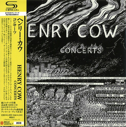 HENRY COW / ヘンリー・カウ / コンサーツ