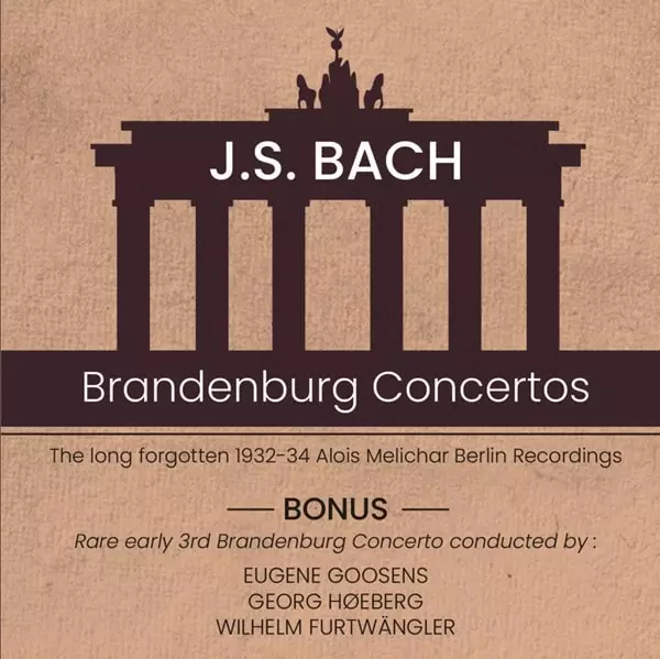ALOIS MELICHAR / アロイス・メリヒャル / BACH:BRANDENBURG CONCERTOS (2CD-R)