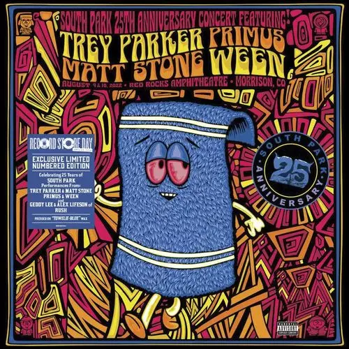 V.A. / SOUTH PARK: THE 25TH ANNIVERSARY CONCERT [3LP] ('TOWELIE-BLUE' VINYL, FIRST TIME ON VINYL, LIMITED, INDIE-EXCLUSIVE)