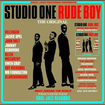 V.A. (SOUL JAZZ RECORDS) / STUDIO ONE RUDE BOY (RED & CYAN VINYL, LIMITED, INDIE-EXCLUSIVE)
