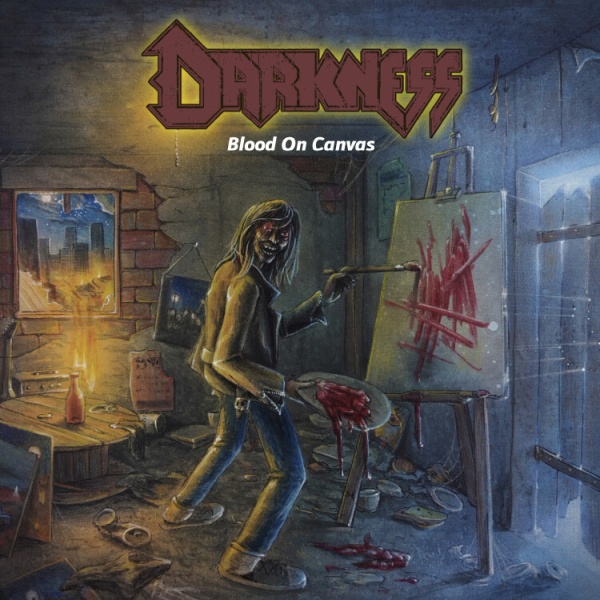 DARKNESS (from Germany) / BLOOD ON CANVAS