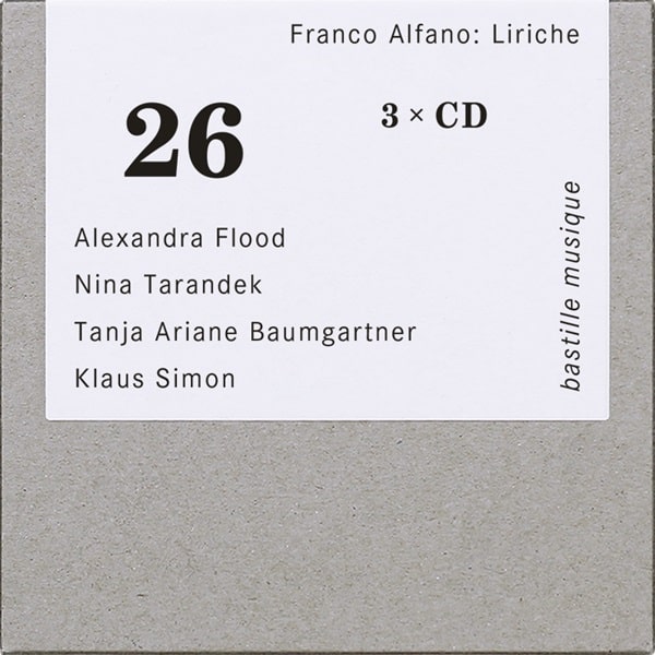 ALEXANDRA FLOOD / アレクサンドラ・フラッド / アルファーノ:歌曲集