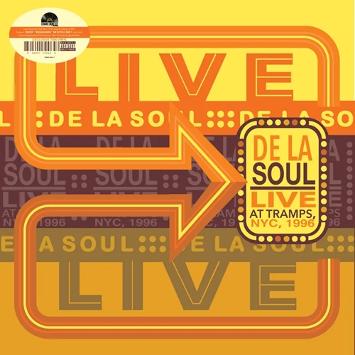 DE LA SOUL / デ・ラ・ソウル / LIVE AT TRAMPS, NYC, 1996 "LP" (TAN 140 GRAM VINYL, LIMITED, INDIE-EXCLUSIVE)