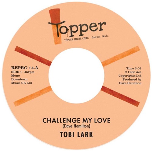 TOBI LARK / CHALLENGE MY LOVE / SWEEP IT OUT IN THE SHED (7")