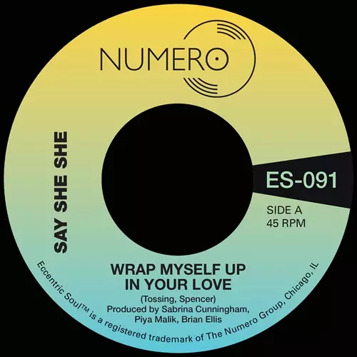 SAY SHE SHE / JIM SPENCER / WRAP MYSELF UP IN YOUR LOVE (7")