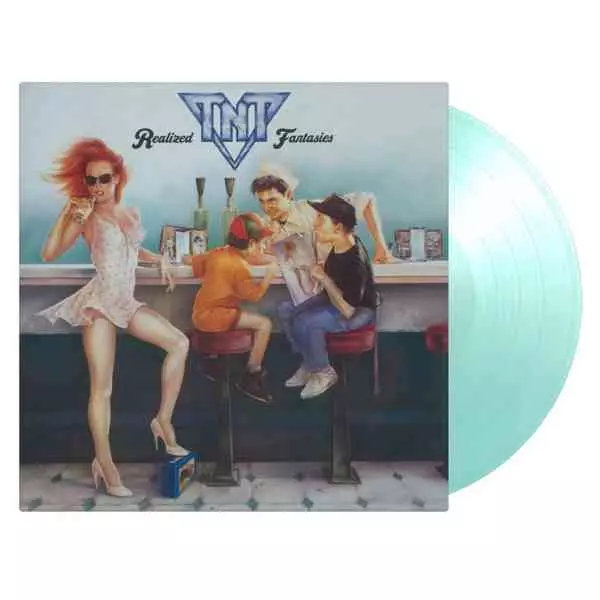 TNT / ティー・エヌ・ティー / REALIZED FANTASIES (CLEAR & TURQOUISE MARBLED VINYL)