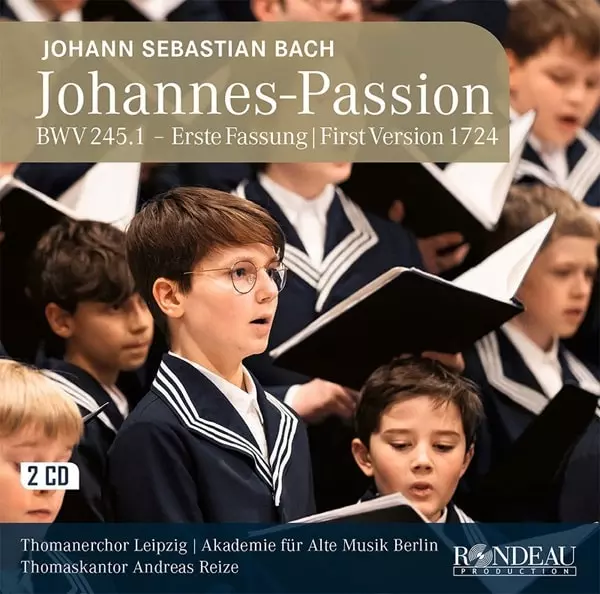 ANDREAS REIZE / アンドレアス・ライツェ / BACH:ST JOHN PASSION