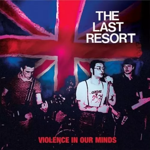 LAST RESORT / VIOLENCE ON OUR MINDS (7"/RED BLUE COLOR SPLIT VINYL)