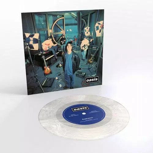 WHATEVER (30TH ANNIVERSARY) (7INCH BLUE & PINK VINYL)/OASIS/オアシス/完全生産限定!  オアシス「Whatever」 発売30周年記念 ブルー&ピンク・スプラッターの限定7インチ・カラーヴァイナル｜ROCK / POPS /  INDIE｜ディスクユニオン・オンラインショップ｜diskunion.net