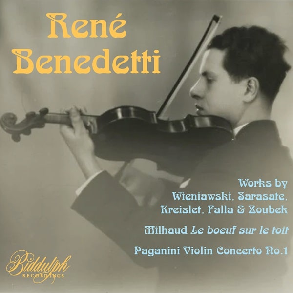 RENE BENEDETTI / ルネ・ベネデッティ / PAGANINI:VIOLIN CONCERTO NO.1&COLUMBIA RECORDINGS
