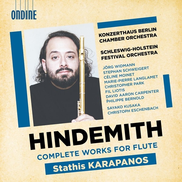 STATHIS KARAPANOS / スタティス・カラパノス / HINDEMITH:COMPLETE WORKS FOR FLUTE