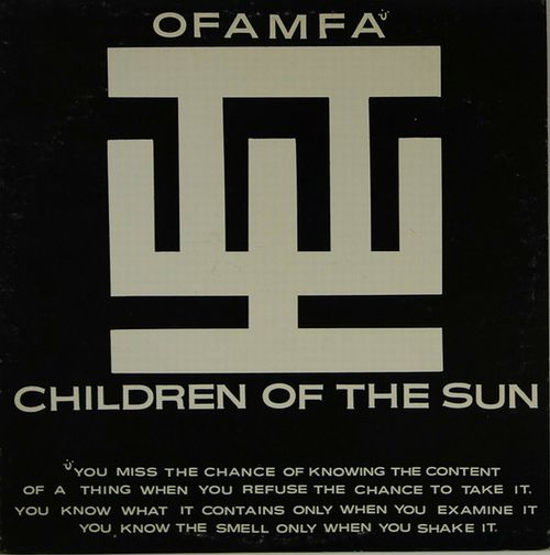 CHILDREN OF THE SUN / チルドレン・オブ・ザ・サン / OFAMFA / OFAMFA