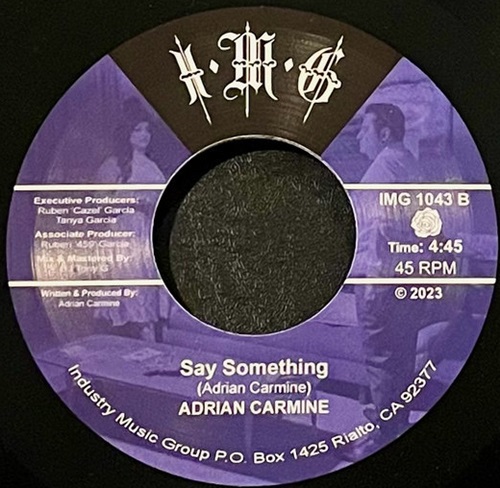 ADRIAN CARMINE / WHAT YOU DOING / SAY SOMETHING (7")