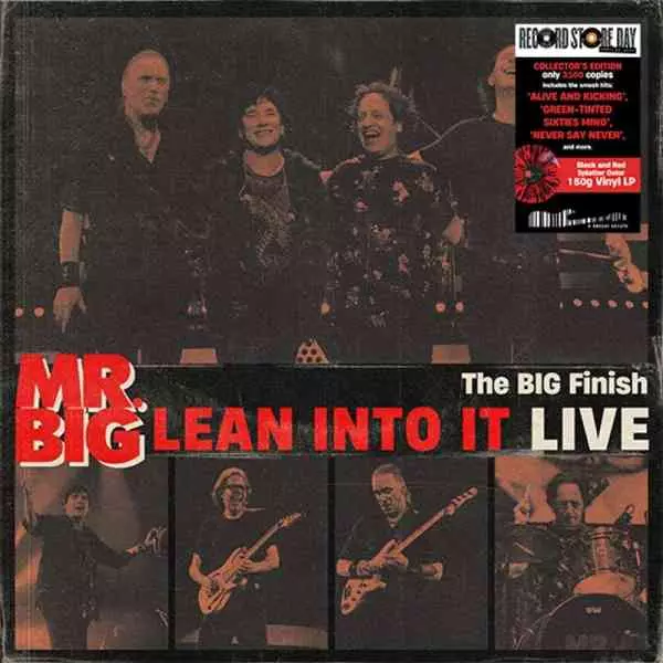 MR. BIG / ミスター・ビッグ / BIG FINISH: LEAN INTO IT LIVE [LP] (BLUE & RED SPLATTER 180 GRAM VINYL, LIMITED, INDIE-EXCLUSIVE)