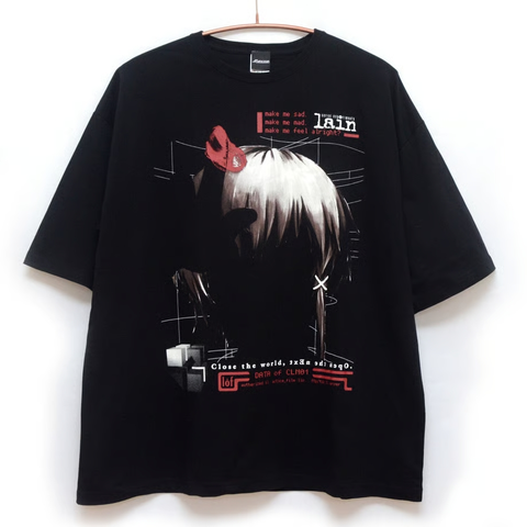 ≪特集≫serial experiments lain Tシャツアパレル/Blu-lay/書籍販売中