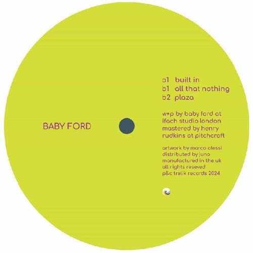 BABY FORD / ベイビー・フォード / BUILT IN (REISSUE) (12")